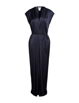 Vestido largo Mujer Azul marino 34,40,42 Mujer