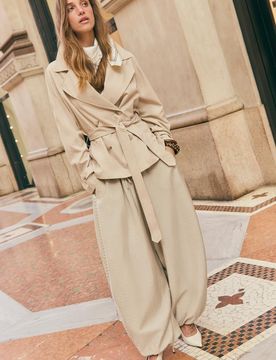 Pumphose mit Nieten Khaki XL