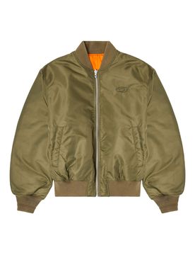 Reversible Nylon Bomber Jacket, Regular Fit