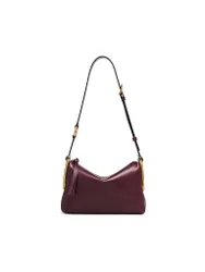 Bolso de piel - Bandolera SCENE rojo oscuro
