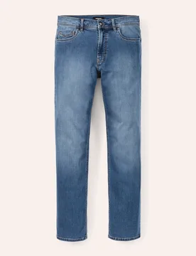 Ultralight Jeans 2.0, Regular Fit#normale Größen#untersetzte Größen, Farbe Hellblau, 64, knitterarm & pflegeleicht sommerlich leicht Herren - Walbusch - FashionsVida