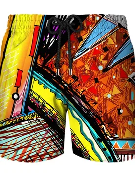D Graffiti Printing Beach Shorts Pants Mens Suumer Hawaii Swimming Trunks Surfing Board Shorts Ropa De Hombre Sport Gym Shorts - Aliexpress - FashionsVida
