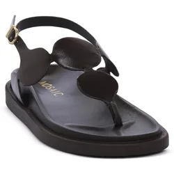 Flache Sandalen Vitello Moro 39