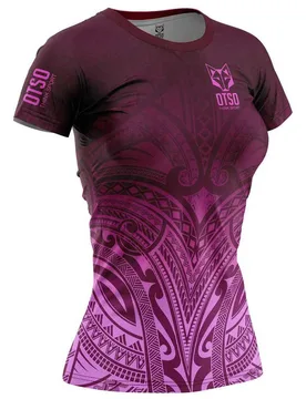 T-shirt à Manches Courtes M/corta Maori Maori Burgundy L - OTSO - FashionsVida