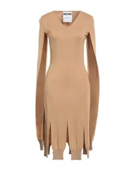 Vestido midi Mujer Camel 36,38 Mujer