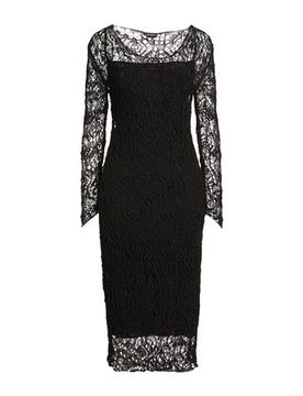 Midi-Kleid Damen Schwarz S Damen