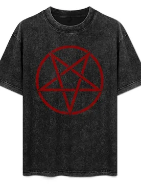 Worn Pentagram T-Shirt Casual Basic Street Style T-Shirt - Aliexpress - FashionsVida