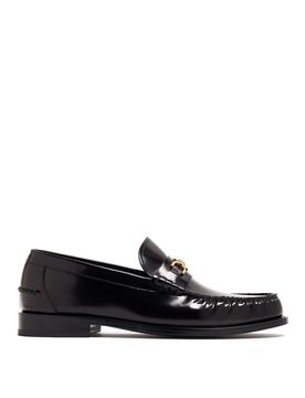 Versace Mocassini neri con medusa