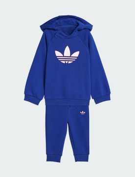 SET HOODIE GRAPHIC TREFOIL 12-18M Collegiate Royal