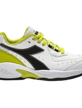 Schallenge 5 Sl Shoes White / Black / Evening Primrose UK 3.5 - Diadora Sportswear - FashionsVida