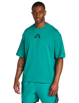 Anthony Edwards Uomo - Magliette Verde - Taglia L - Jersey di cotone L - Adidas - FashionsVida