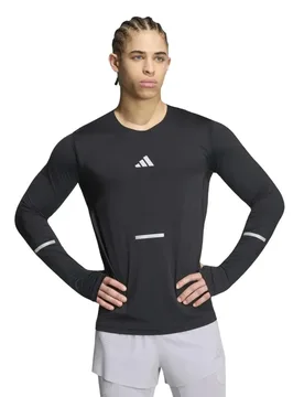 Adi365 Climacool+ Long Sleeve T-shirt Black M Men - Adidas - FashionsVida