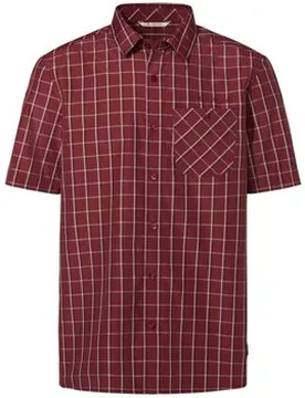 Kurzarm Hemdbluse Sport Me Albsteig Shirt Iii Carmine Uni 42636-127 De M;De L;De Xl Male - VAUDE - FashionsVida