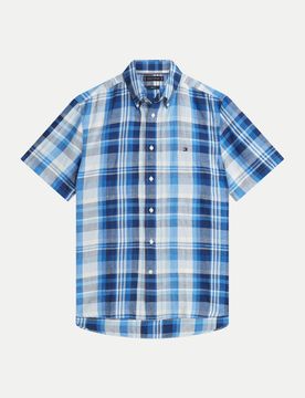 Regular-Fit Freizeithemd Blau XL