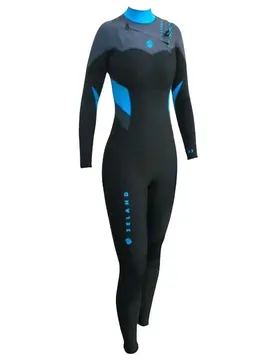 Combinaison En Néoprène à Manches Longues Et Fermeture éclair Sur La Poitrine Artic Ii 4.3 Mm Turquoise / Black XL