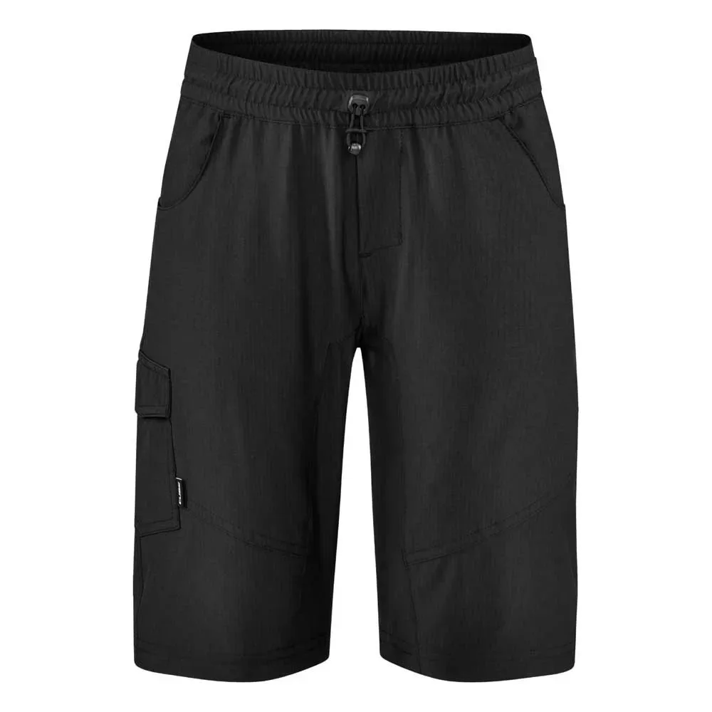Pantaloni Corti Teamline Rookie Baggy Black / White - CUBE - FashionsVida