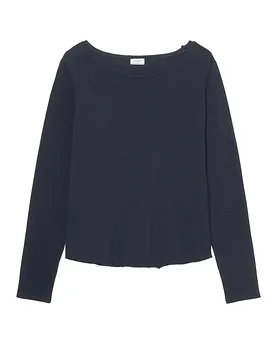 Camiseta de manga larga azul oscuro S - Marc O'Polo - FashionsVida