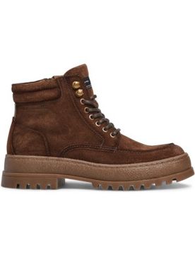 Para hombre. PMS50250 Botines de Piel Lincoln Nature (41), Plano, 1 a 3cm, Cremallera, Casual
