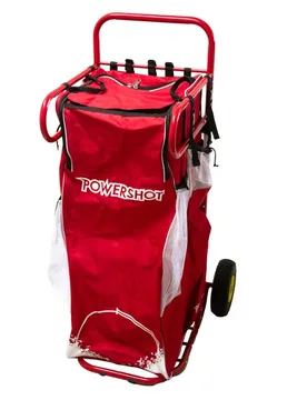 Sac à Balles Powercart® Football Red / White One Size unisex - Lynx Sport - FashionsVida