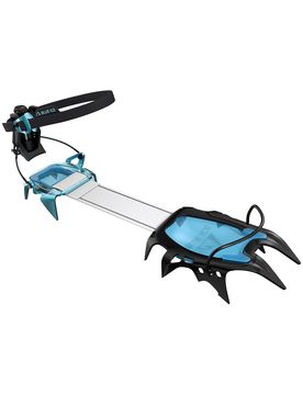 Bergsteiger Steigeisen Harfang Alpine Hybrid schwarz