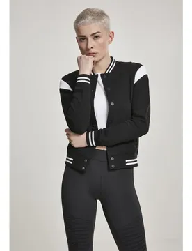 Giacca Inet College Sweater Black / White L