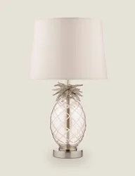 Pineapple Glass Table Lamp Champagne
