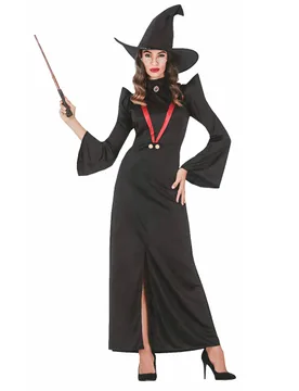 Hexen-Professorin Kostüm für Damen Hallloweenkostüm schwarz-rot - female - FIESTAS GUIRCA, S.L. - FashionsVida