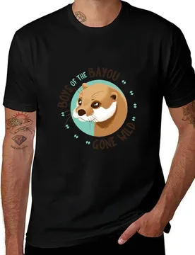 Boys of the Bayou Gone Wild-Otter T-Shirt Plus Size Lightweight Top - Aliexpress - FashionsVida