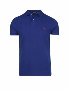 POLO Poloshirt Slim Fit blau M herren - Ralph Lauren - FashionsVida