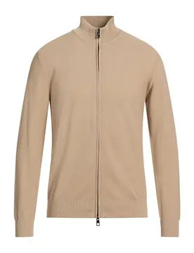 Strickjacke Herren Khaki 48 Herren - LUIGI BORRELLI NAPOLI - FashionsVida