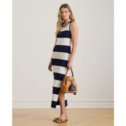 Vestido sin mangas estampado