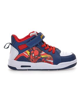 Sneakers blu con luci e chiusura a strappo M13194MC 30
