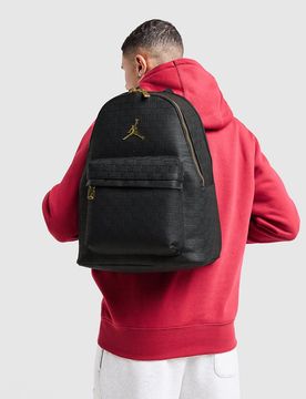 Monogram Rucksack - Damen, Schwarz - female - Size: One Size