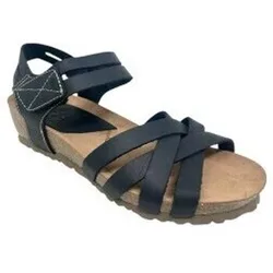 Keilabsatzsandalen Inter Bios 5338 Schwarze Damensandale 36;38;39;40;41