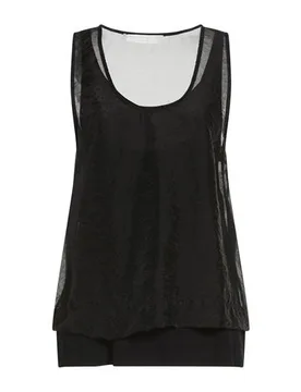 Tela Top Mujer Negro 40 Mujer - Tela - FashionsVida