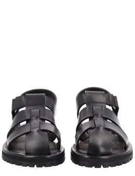Elegant Leather Sandals - Women's Size Adjustable