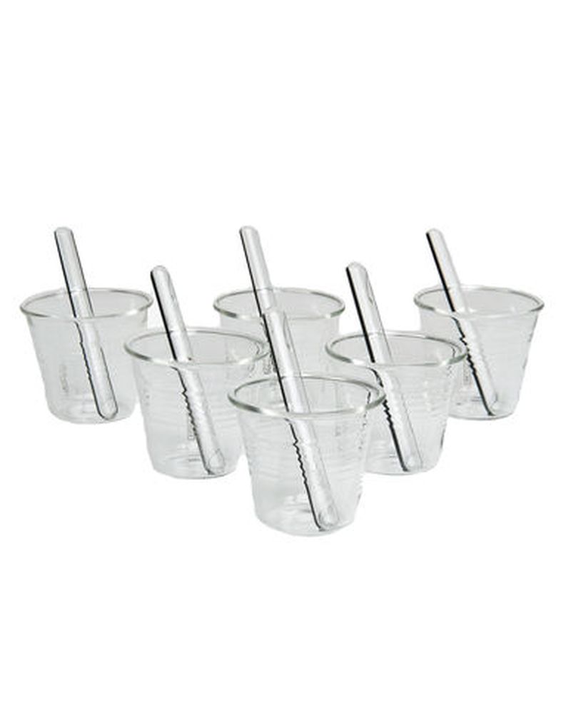 Taza y tacita Unisex Transparente -- Unisex
