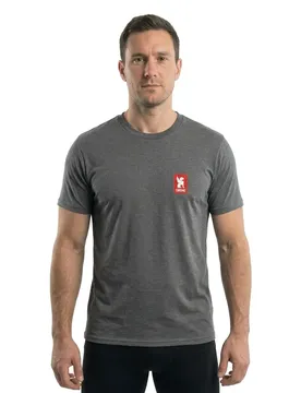 T-shirt à Manches Courtes Vertical Red Logo