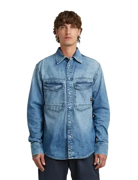 Chemise à Manches Longues Dakota Regular Fit Faded Blue Kyanite XL