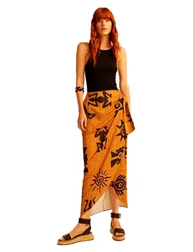 Jupe Longue Nara Brown 36