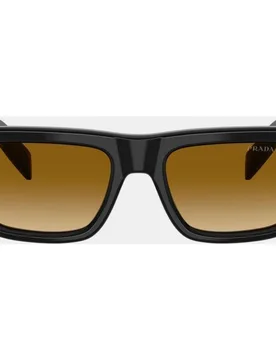 Gafas de sol PR D11S de hombre rectangular en acetato con lente degradada - Prada - FashionsVida