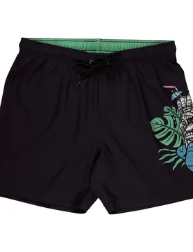 Short De Bain Tiki Hand Black XL - Santa Cruz - FashionsVida