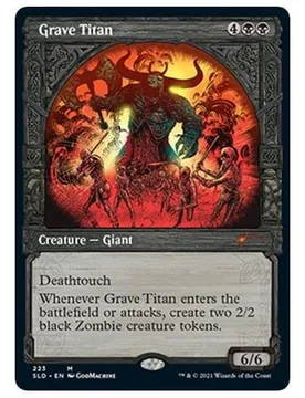 Grave Titan (Foil) (Secret Lair - Showcase: Kaldheim) Secret Lair Drops - Magic: The Gathering - FashionsVida