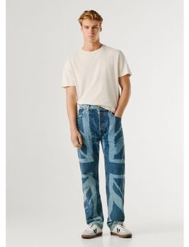Para hombre. PM2084541 Jeans Relaxed Bexley Iconic Union (28/30), Casual, Algodón, Denim