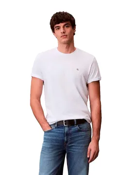 Jeans T-shirt à Manches Courtes Lv04rd248g 2 Unités Bright White / Classic Blue S