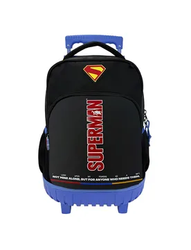 Sac à Dos à Roulettes Black One Size unisex - Superman - FashionsVida