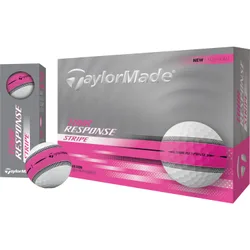 Golfbälle Tour Response Stripe 2025 - 12er Pack, pink
