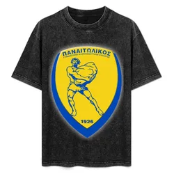 PANAITOLIKOS FC T-Shirt Everyday Wear Basic Short Sleeve Top