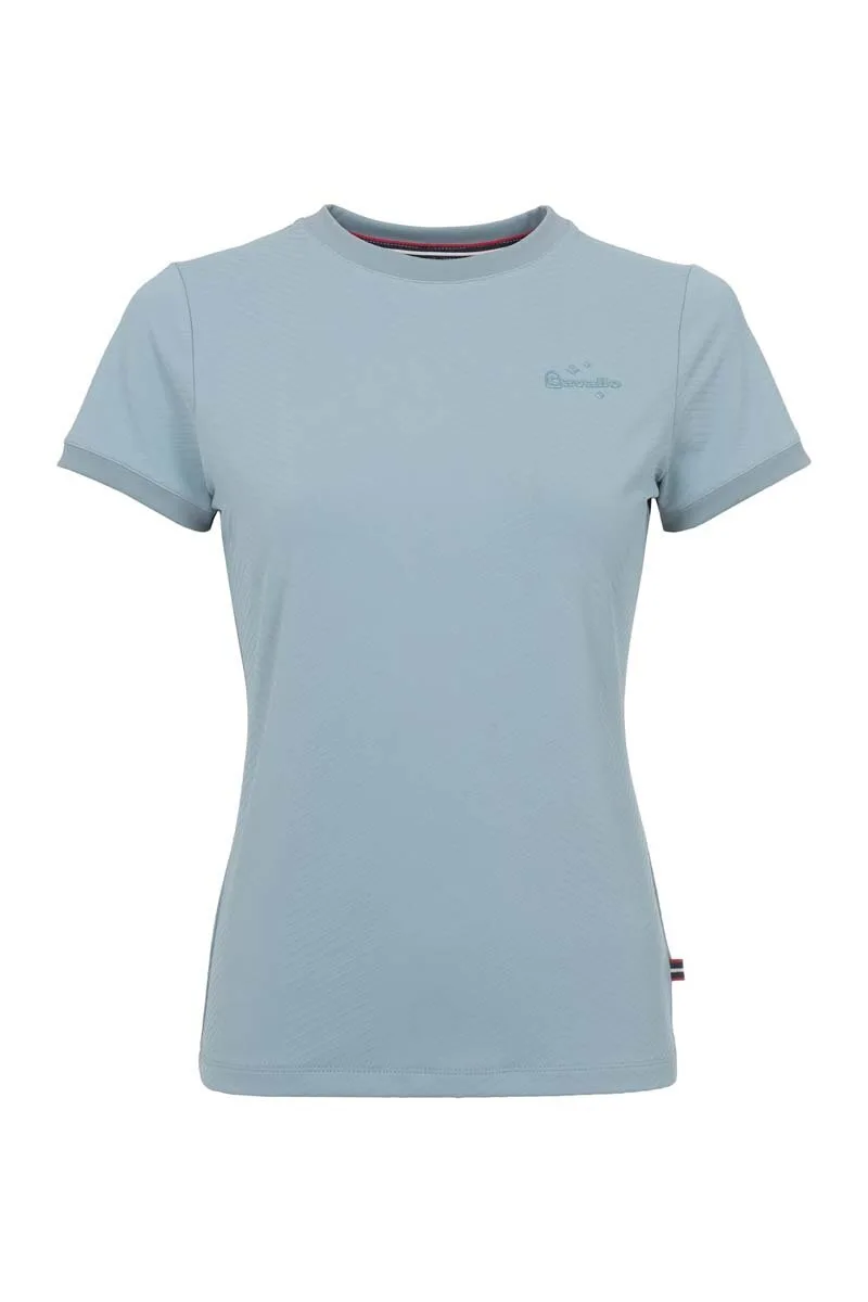 Damen Trainingsshirt CAVALBIANCA soft aqua 36 - Cavallo - FashionsVida