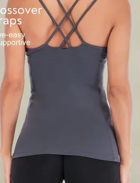 Tender Angel Nueva Camiseta de Yoga Larga para Mujer, Camiseta de Fitness, Secado Rápido, Espalda Cruzada Minimalista, Adecuada para Todas las Estaci - Shein - FashionsVida